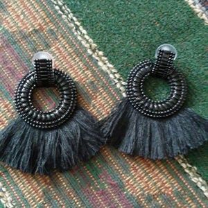 Fringe earrings